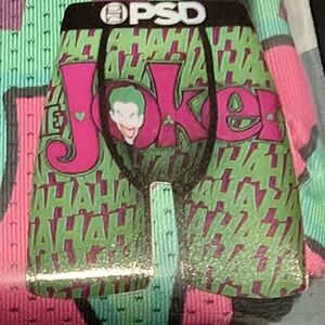 PSD Joker Themed Graphic Boxers in Green and Pink